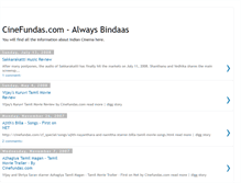 Tablet Screenshot of cinefundas.blogspot.com