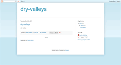 Desktop Screenshot of dry-valleys.blogspot.com