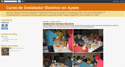 Desktop Screenshot of instaladorelectricoaysen.blogspot.com