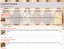 Tablet Screenshot of lacitromkonyha.blogspot.com