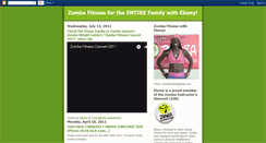 Desktop Screenshot of familyzumba.blogspot.com