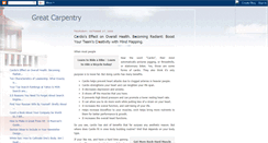 Desktop Screenshot of greatcarpentry.blogspot.com