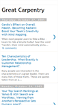 Mobile Screenshot of greatcarpentry.blogspot.com