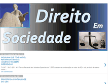 Tablet Screenshot of direitoemsociedade.blogspot.com