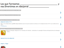 Tablet Screenshot of farreandoenabejorral.blogspot.com