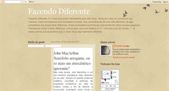 Desktop Screenshot of fazendodiferent.blogspot.com