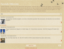 Tablet Screenshot of fazendodiferent.blogspot.com