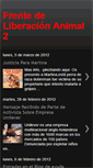 Mobile Screenshot of animalliberationfrontspain.blogspot.com