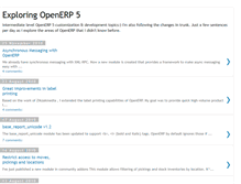 Tablet Screenshot of exploringopenerp.blogspot.com
