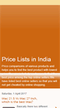 Mobile Screenshot of indiapricelists.blogspot.com