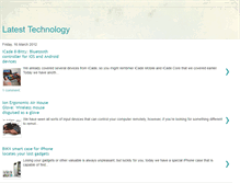 Tablet Screenshot of latesttechnologyjust4u.blogspot.com