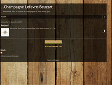 Tablet Screenshot of champagne-lefevre-beuzart.blogspot.com