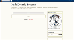 Desktop Screenshot of buildcentric.blogspot.com
