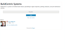 Tablet Screenshot of buildcentric.blogspot.com
