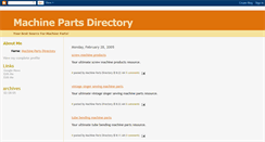 Desktop Screenshot of machine-parts.blogspot.com