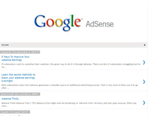 Tablet Screenshot of adsenssedream.blogspot.com