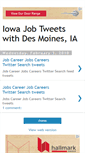 Mobile Screenshot of iowajobtweets.blogspot.com