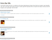 Tablet Screenshot of livinglife-out-loud.blogspot.com