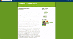 Desktop Screenshot of listeningtosa.blogspot.com