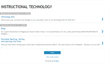 Tablet Screenshot of fisdinstructionaltechnology.blogspot.com