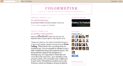 Desktop Screenshot of colormepinkann.blogspot.com