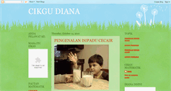 Desktop Screenshot of cikgudiana.blogspot.com