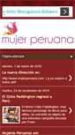 Mobile Screenshot of mujerperuana.blogspot.com