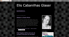 Desktop Screenshot of elisglaser.blogspot.com