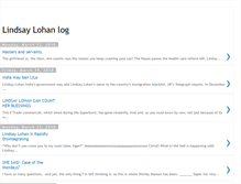 Tablet Screenshot of lindsaylohanlog.blogspot.com