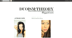 Desktop Screenshot of duoismtheory.blogspot.com