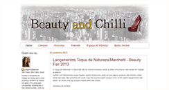 Desktop Screenshot of beautyandchilli.blogspot.com