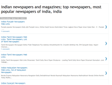 Tablet Screenshot of india-newspapers-magazines.blogspot.com