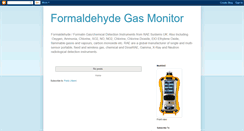 Desktop Screenshot of formaldehyde-formalin-gas-detector.blogspot.com