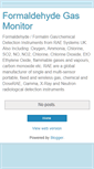 Mobile Screenshot of formaldehyde-formalin-gas-detector.blogspot.com