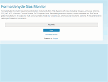 Tablet Screenshot of formaldehyde-formalin-gas-detector.blogspot.com