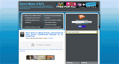 Desktop Screenshot of dancemusic4djs.blogspot.com