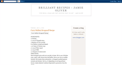 Desktop Screenshot of jamieoliverandbrilliantrecipes.blogspot.com