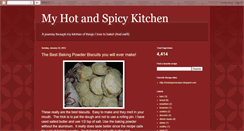 Desktop Screenshot of myhotandspicykitchen.blogspot.com