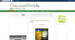 Desktop Screenshot of chocolatemintlife.blogspot.com