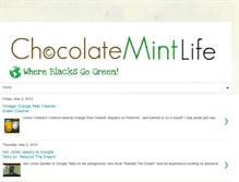 Tablet Screenshot of chocolatemintlife.blogspot.com