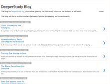 Tablet Screenshot of deeperstudy.blogspot.com