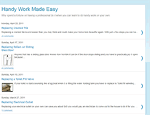 Tablet Screenshot of howtodohandywork.blogspot.com