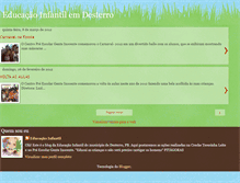 Tablet Screenshot of educaoinfantilemdesterro.blogspot.com