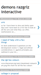 Mobile Screenshot of demonrazgriz666.blogspot.com