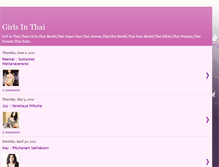 Tablet Screenshot of girlsinthai.blogspot.com