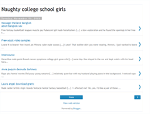 Tablet Screenshot of naughty-college-school-girls.blogspot.com