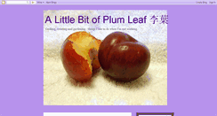 Desktop Screenshot of alittlebitofplumleaf.blogspot.com