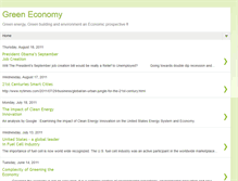 Tablet Screenshot of green-economy-blog.blogspot.com
