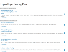 Tablet Screenshot of lupushopehealingplan.blogspot.com
