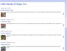 Tablet Screenshot of littlehandsofhope.blogspot.com